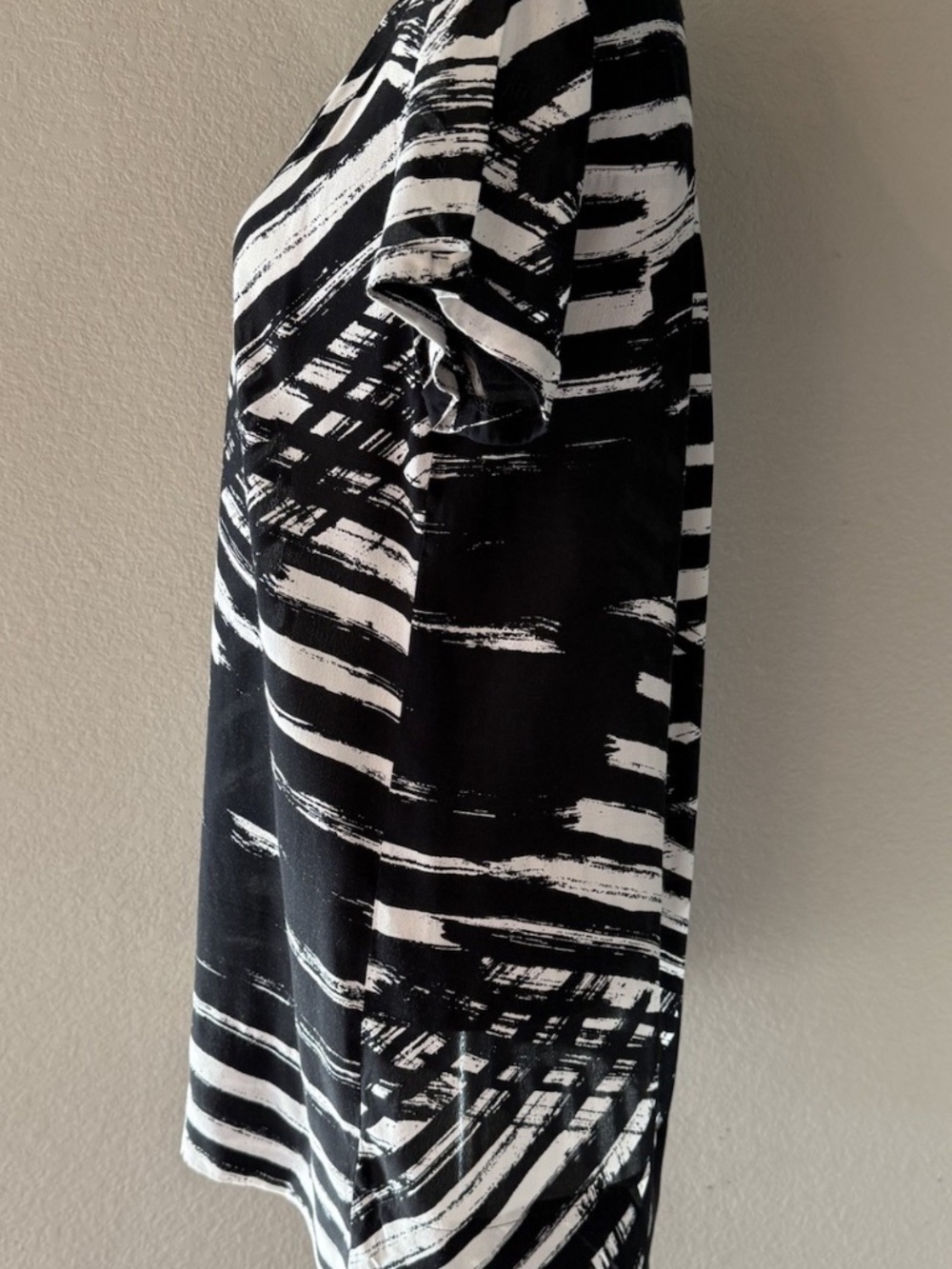 Michael Stars Womens S Small Black White Shift Dress - Picture 3 of 8